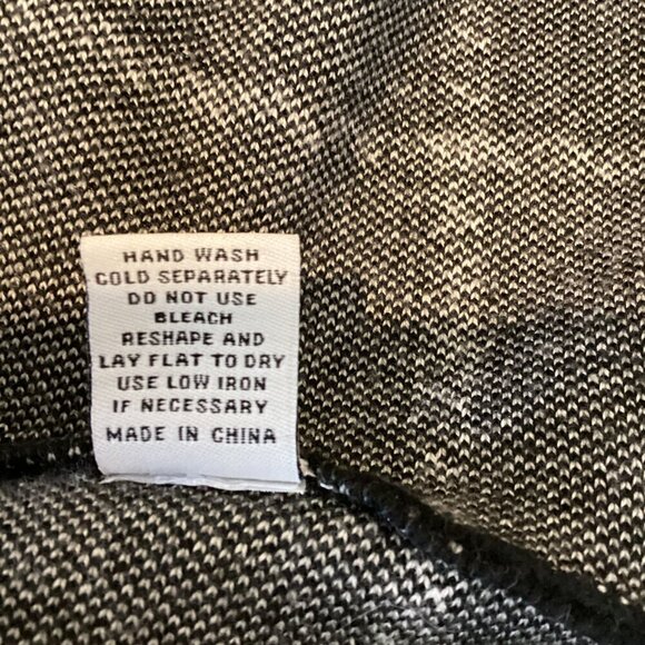 Elliott Lauren Soft Pullover Sweater Windowpane Plaid Black & White XL #35N - Picture 8 of 8